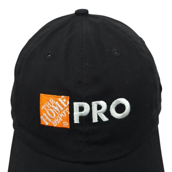 Home Depot Pro Strapback Cap Hat Pencil Holder Pockets Trucker Baseball Cotton - Picture 7 of 13